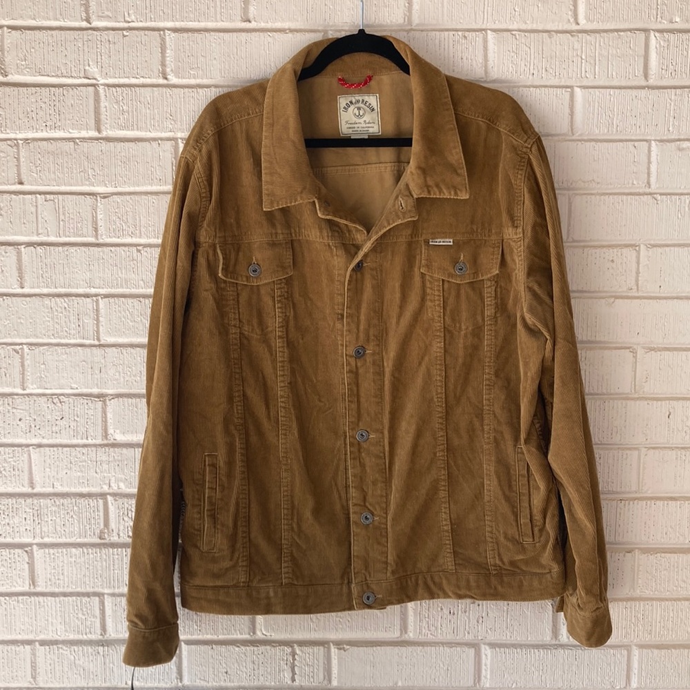 Iron and Resin Corduroy Tucker Jacket XL